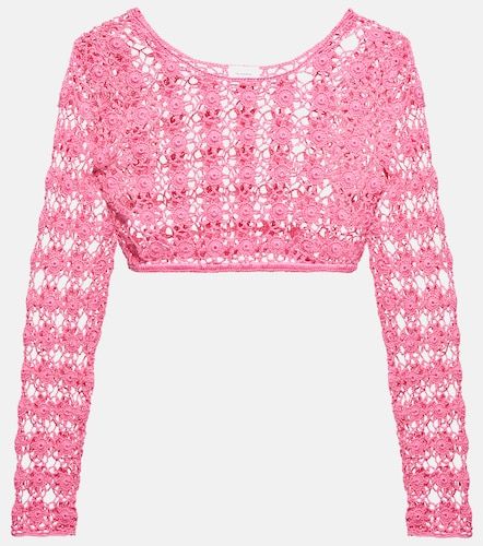 Top raccourci Bella en crochet de coton - Anna Kosturova - Modalova
