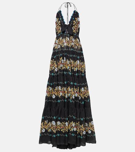 Etro Robe longue en coton à fleurs - Etro - Modalova