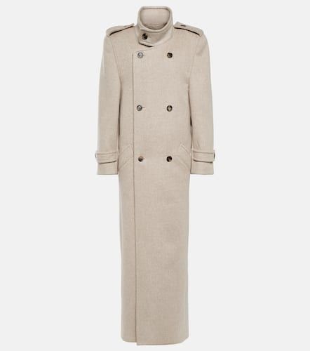 Manteau oversize en laine - Saint Laurent - Modalova