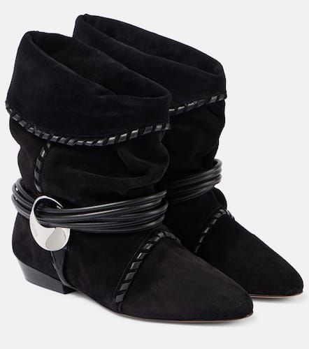 Bottines Sellen en daim - Isabel Marant - Modalova