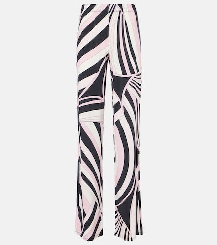 Pantalon droit Iride en jersey de satin - Pucci - Modalova