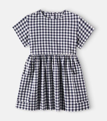 Il Gufo Robe en coton à carreaux - Il Gufo - Modalova