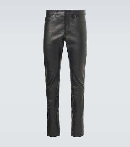 Tom Ford Pantalon slim en cuir - Tom Ford - Modalova