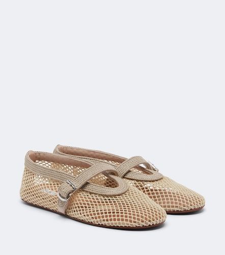 Alaïa Ballerines Mary Jane en résille - Alaia - Modalova