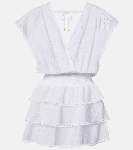 Robe Jess en coton à broderies anglaises - Melissa Odabash - Modalova