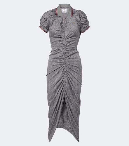 Robe midi Pulling en coton à rayures - Vivienne Westwood - Modalova