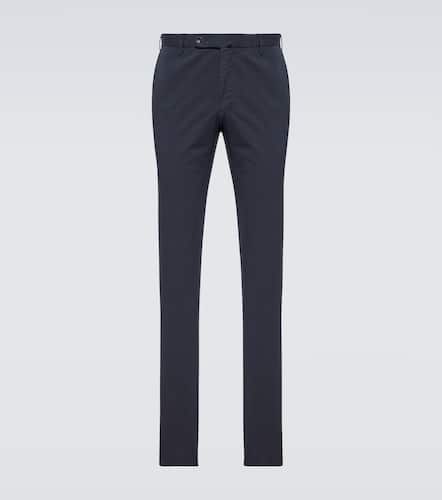 Pantalon droit en coton mélangé - Incotex - Modalova