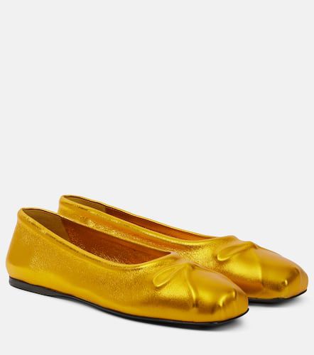 Marni Ballerines Little Bow en cuir - Marni - Modalova