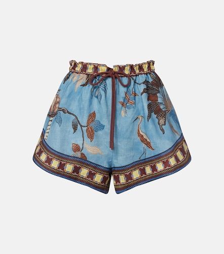 Alémais Short Georgie imprimé en lin - Alemais - Modalova