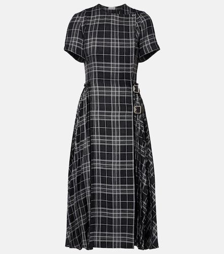 Robe midi Meryl à carreaux - Burberry - Modalova