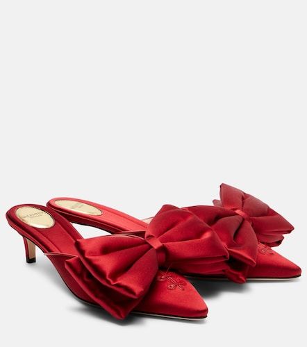 Mules Yolande 45 en satin - Valentino Garavani - Modalova