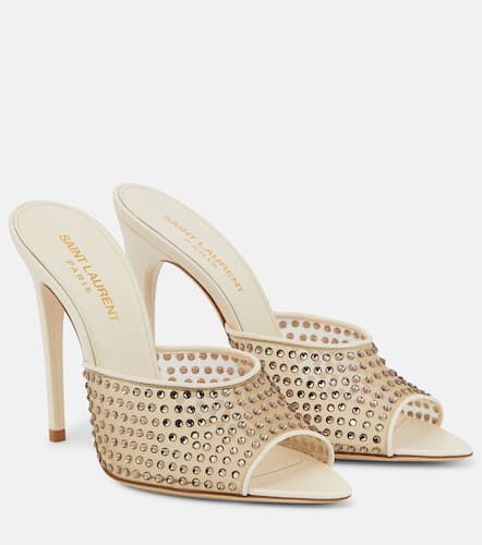 Mules Blonde 110 à ornements - Saint Laurent - Modalova