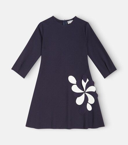 Robe en jersey à appliqués floraux - Il Gufo - Modalova