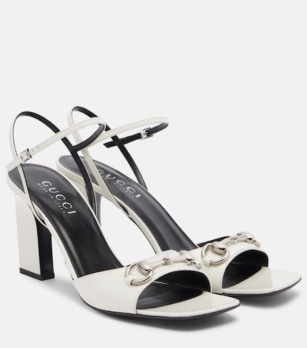 Sandales Signora Horsebit en cuir - Gucci - Modalova