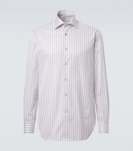 Chemise rayée en popeline de coton - Kiton - Modalova