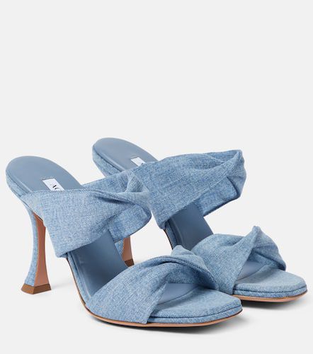 Aquazzura Mules Twist en jean - Aquazzura - Modalova