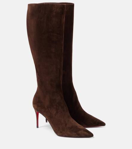 Bottes Pumppie 85 en daim - Christian Louboutin - Modalova