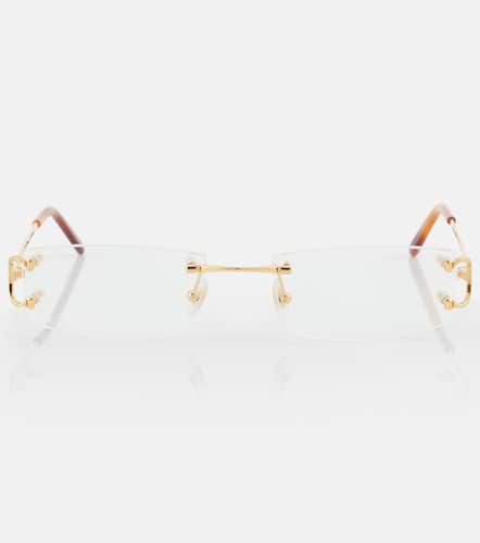 Lunettes rectangulaires - Cartier Eyewear Collection - Modalova