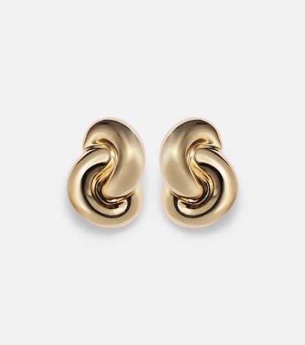 Boucles d'oreilles clip Knot plaquées or 10 ct - Jennifer Fisher - Modalova