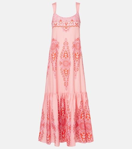 Robe longue en coton et soie à imprimé - Etro - Modalova