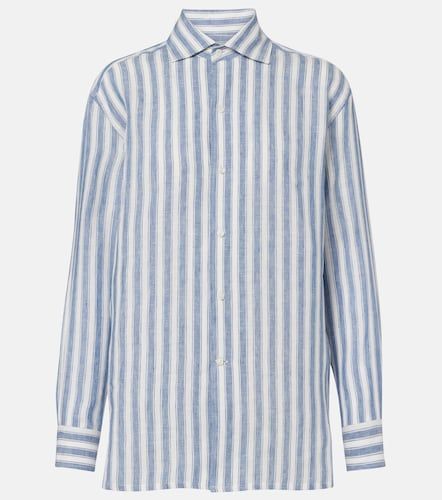 Chemise Capri en lin à rayures - Ralph Lauren Collection - Modalova