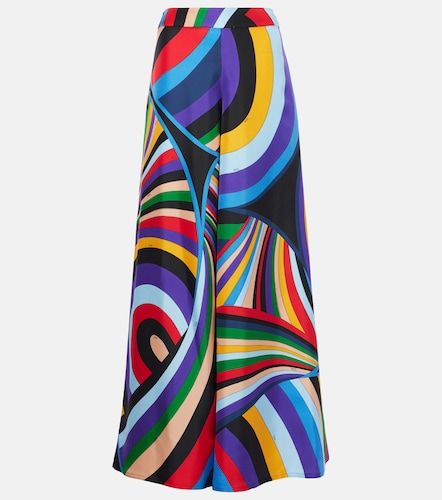 Pucci Pantalon ample Iride en soie - Pucci - Modalova