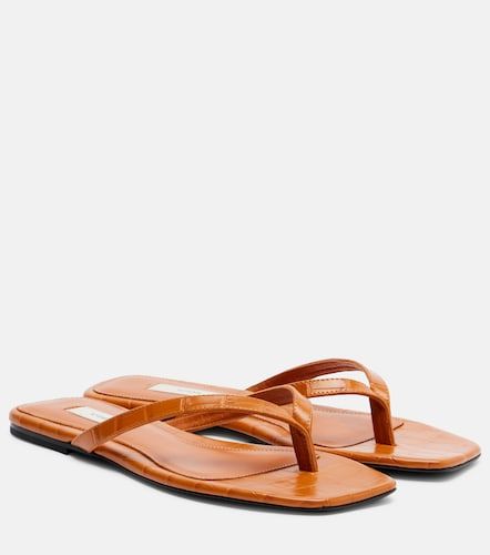 Toteme Tongs en cuir embossé - Toteme - Modalova