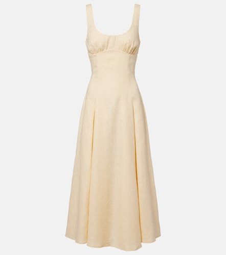 Faithfull Robe midi Esme en lin - Faithfull - Modalova