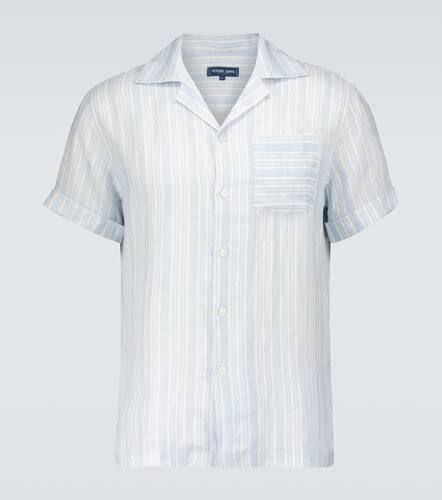 Chemise rayée à manches courtes en lin - Frescobol Carioca - Modalova
