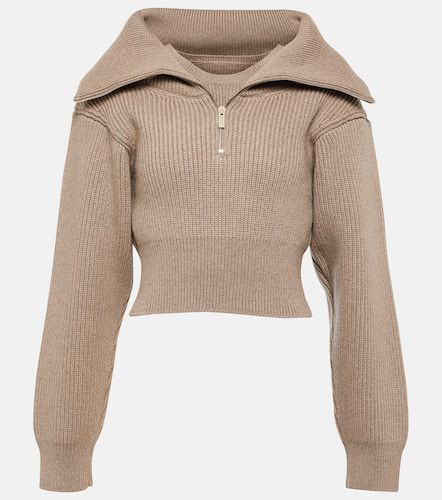 Pull raccourci La Maille Risoul en laine - Jacquemus - Modalova