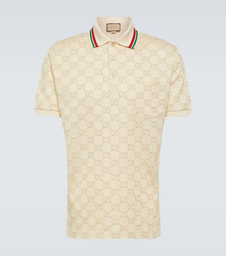 Gucci Polo GG brodé en coton - Gucci - Modalova