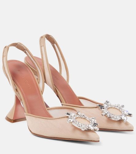 Escarpins slingback Begum 95 - Amina Muaddi - Modalova