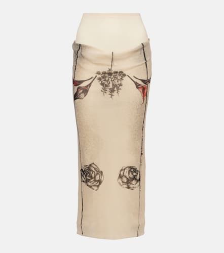 Jupe midi imprime - Jean Paul Gaultier - Modalova