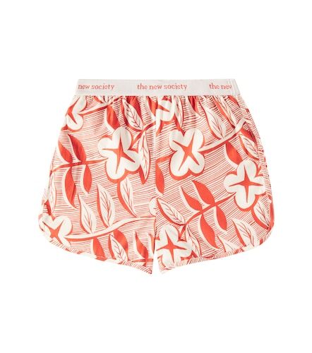 Short Filotis en coton à fleurs - The New Society - Modalova