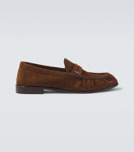Mocassins Le Loafer Cassandre en daim - Saint Laurent - Modalova