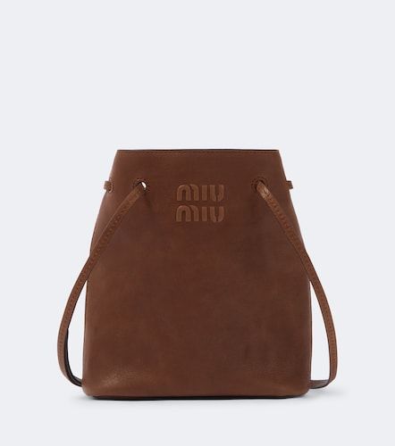 Miu Miu Sac seau Mini en cuir - Miu Miu - Modalova