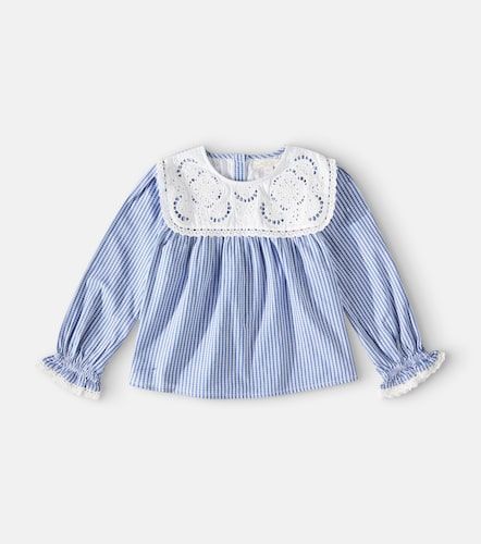Top Henriette en coton et dentelle - Louise Misha - Modalova