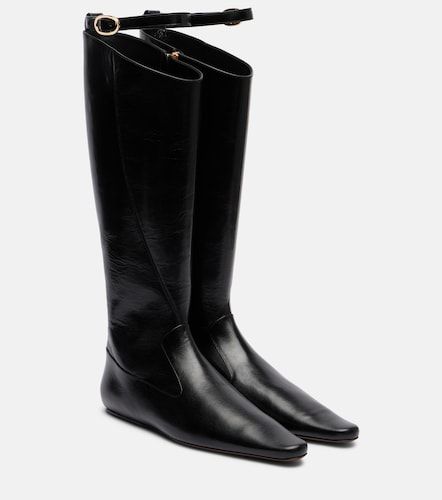 Tory Burch Bottes Twisted en cuir - Tory Burch - Modalova