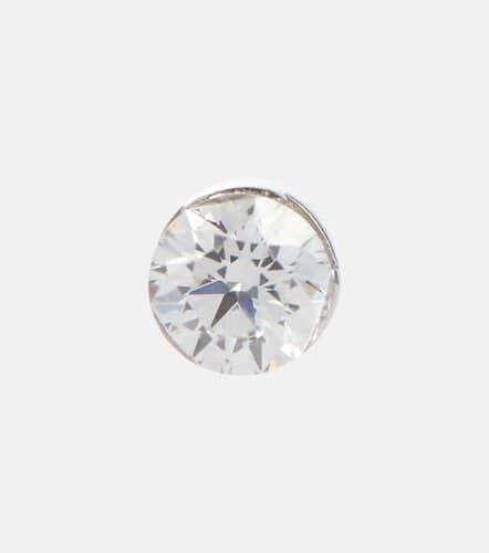 Boucle d'oreille unique Invisible en or blanc 18 ct et diamant - Maria Tash - Modalova