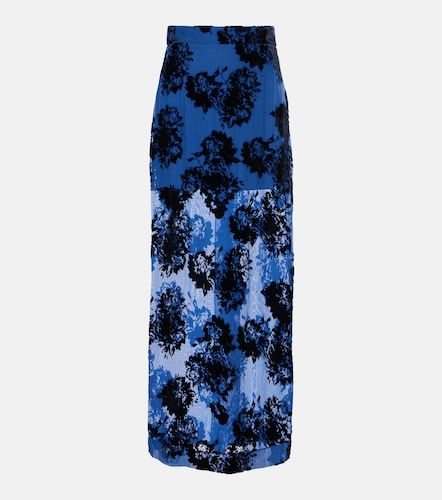 Jupe longue en velours dévoré - Nina Ricci - Modalova