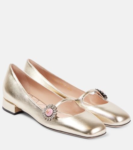 Ballerines en cuir métallisé - Valentino Garavani - Modalova