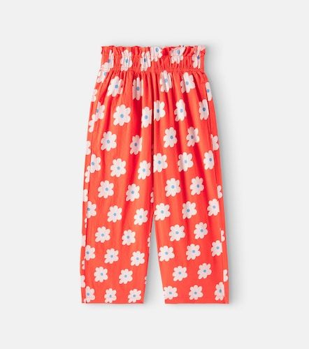 Pantalon ample en coton à fleurs - Jellymallow - Modalova