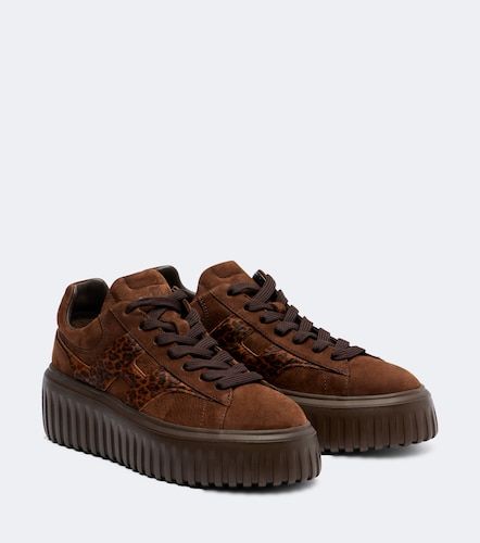 Baskets compensées H645 en cuir - Hogan - Modalova