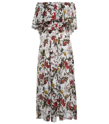 Robe longue Algarve Vacation en coton et soie - Erdem - Modalova