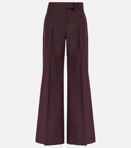 Pantalon ample en laine et mohair - Alexander McQueen - Modalova