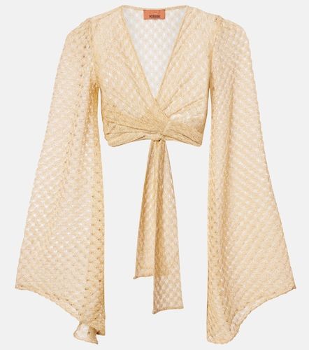 Missoni Top raccourci en lamé - Missoni - Modalova