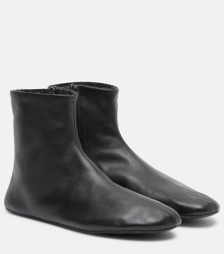 Bottines Stella en cuir et shearling - The Row - Modalova