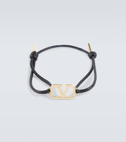 Bracelet VLogo en cuir - Valentino Garavani - Modalova