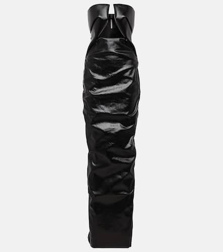 Robe longue Prong en jean enduit - Rick Owens - Modalova