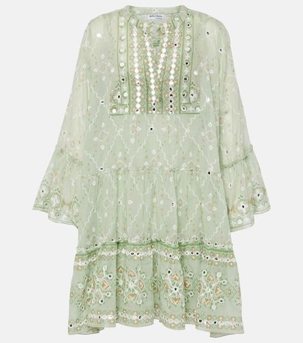 Robe en coton à broderies - Juliet Dunn - Modalova